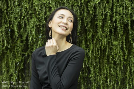 【KALCANO】小国杉ジュエリー shizuku-しずく イヤリング ジュエリー jewelry アクセサリー レディース 熊本 阿蘇小国杉 工芸品 木製 淡水パール ギフト プレゼント ジュエリーケース付 Ogunist