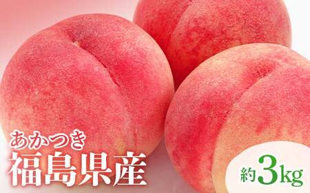 【2026年出荷分先行予約】福島県産 あかつき 約3kg (7～12玉) 農業生産法人種まきうさぎ株式会社 伊達の桃 桃 フルーツ 果物 もも モモ momo F20C-500