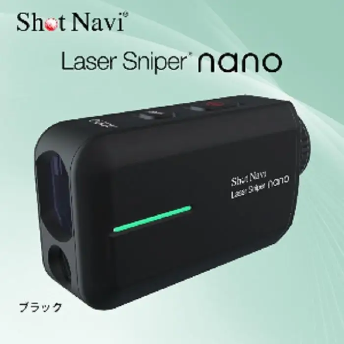 【アウトレット】 訳あり  ショットナビ レーザースナイパーナノ ブラック （Shot Navi Laser Sniper nano） ゴルフ 距離計
