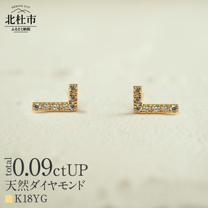 K18 天然ダイヤモンド　WING　ピアス【K18YG】 ピアス ダイヤ アクセサリー ジュエリー レディース イエローゴールド YG K18 ダイヤモンド 鑑別書付 保証書付 ジュエリーケース付 ギフト プレゼント 贈り物  [h170]