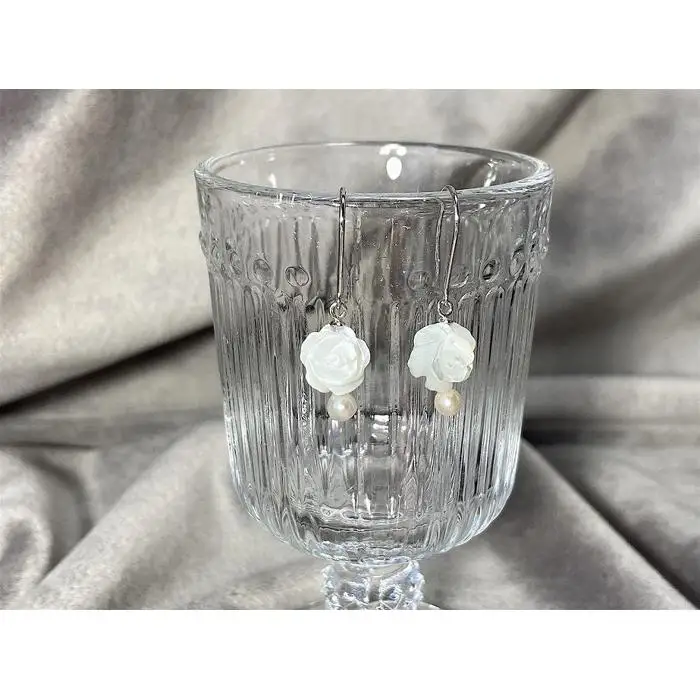 あこや真珠/ローズシェルピアス【パール ピアス 高級 しんじゅ あこや ファッション ギフト 贈り物 贈答 母の日  人気 おすすめ 高知県 南国市】