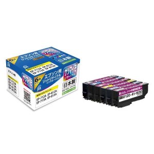 1.9-9-6 ジット 日本製インクカートリッジSAT-6CL用リサイクルカートリッジ JIT-ESAT6P（６色セット） ALPBN075