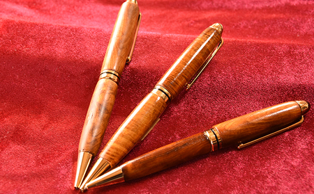 希少材 屋久杉ペン（パワーライン） 文房具 ボールペン 