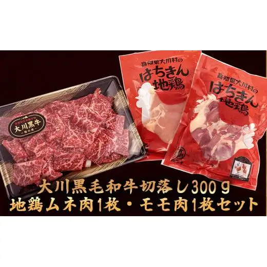 【 和牛 】 和牛切り落とし 鶏肉胸肉もも肉セット