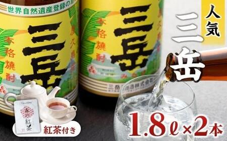 三岳1800ml・2本＆森の紅茶 | 焼酎