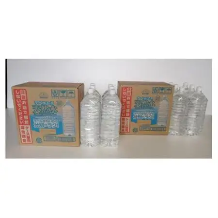 トップバリュラベルレス天然水(2リットル6本入り×2ケース)_飲料・ドリンク 水・ミネラルウォーター  _【配送不可地域：離島・沖縄県】【1277373】