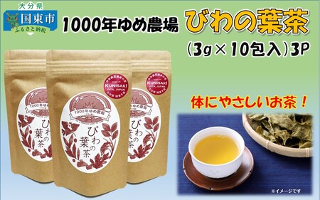 1000年ゆめ農場 びわの葉茶_1925R