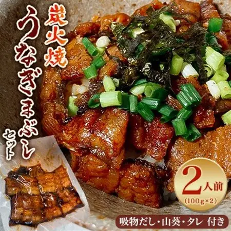 御気軽炭火焼うなぎまぶしセット　2人前(100g×2)【配送不可地域：離島】【1278566】