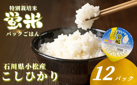 パックご飯『蛍米』180g×12個 パックご飯