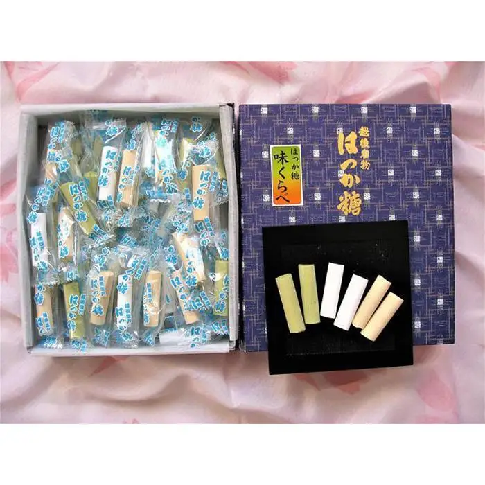 三国街道塩沢宿の『はっか糖 ミニ3味 50本セット』　【菓子 和菓子 駄菓子 手づくり ミント 清涼感 おやつ 懐かしい 口どけ 抹茶 無着色 人気】
