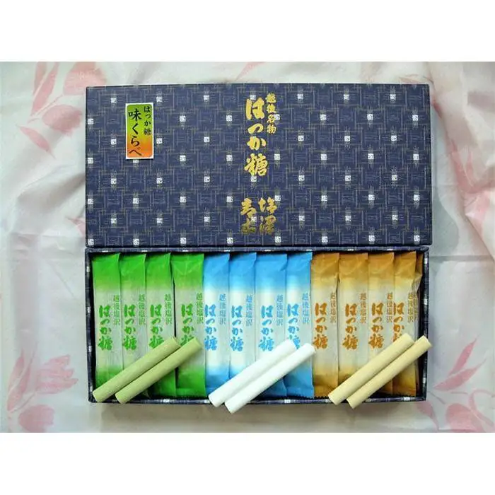 三国街道塩沢宿の『はっか糖 3味 36本セット』　【菓子 和菓子 駄菓子 手づくり ミント 清涼感 おやつ 懐かしい 口どけ 抹茶 無着色 人気】