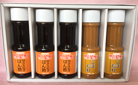 野菜村　刻み玉ねぎぽん酢＆ごまだれ　ギフトセット 調味料 