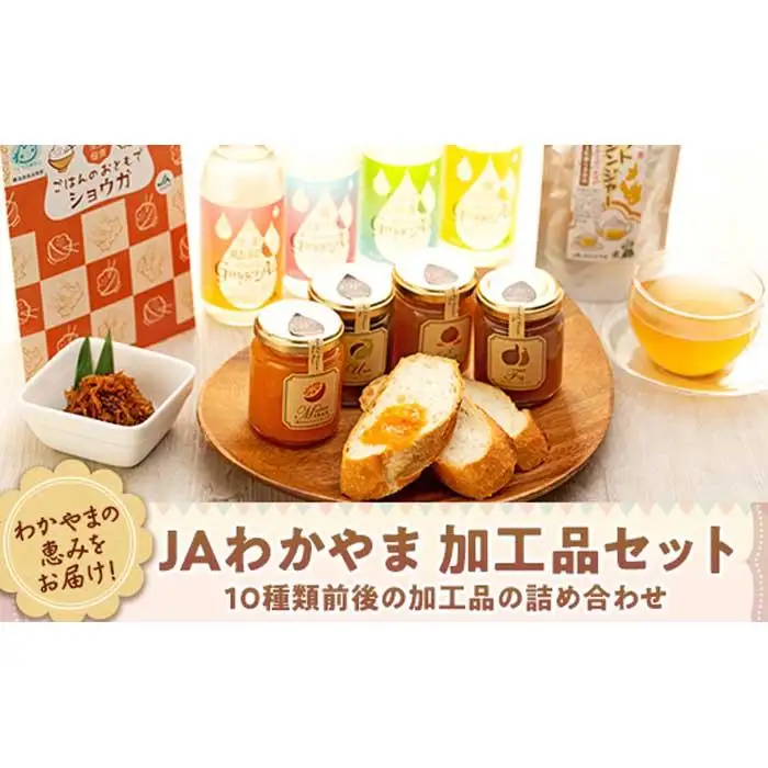 わかやまの恵みをお届け！　JAわかやま　加工品セット