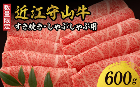 【数量限定】近江守山牛すき焼き・しゃぶしゃぶ用ロース600g （勝見牧場） AF-0020