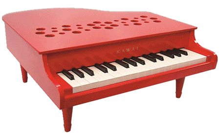 KAWAI ミニグランドピアノP‐32レッド (1163) 雑貨 民芸品 工芸品 