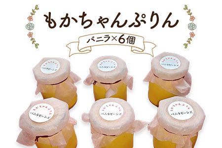 熟練フレンチシェフが本気で作った昔ながらのしっかりとした硬さと味わいの「もかちゃんぷりん」人気の6個セット｜プリン [0095]