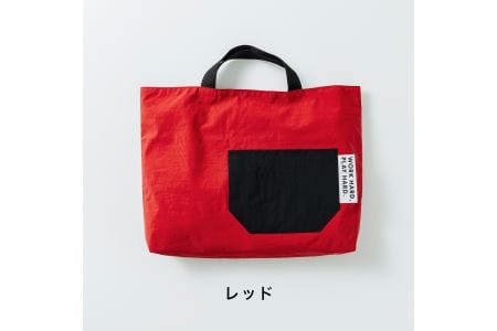 KITOKITO 撥水ナイロンレッスンバッグ【L／レッド】大人が持ってもおしゃれなシンプルデザイン 男の子にも女の子にも トートバッグ LBL_RD [0335]