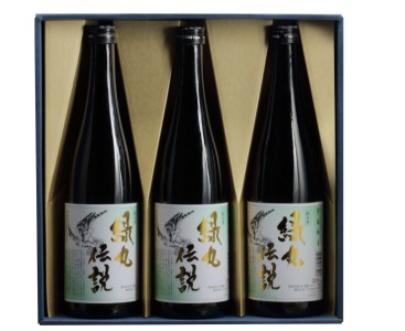 純米酒　緑丸伝説720ml　３本セット