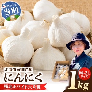 【令和8年先行受付】にんにく（福地ホワイト六片種）1kg