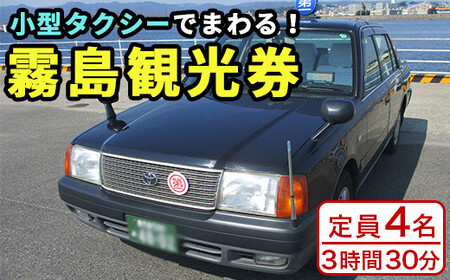 G0-009 霧島・タクシー観光券(1台4名様迄・3時間30分)【第一交通】 霧島市 タクシー 観光 乗車券 タクシー券