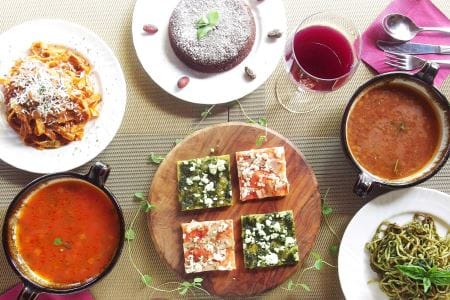 【クッチーナ・リナルド】手作りイタリアンディナーセットＡ