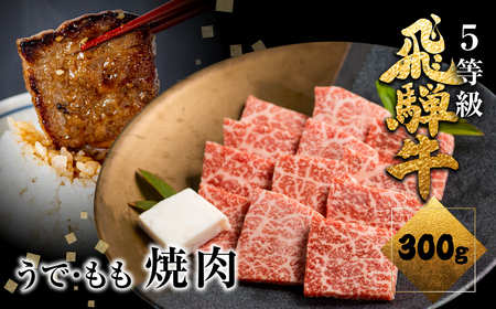 飛騨牛うでorもも焼肉 300g 焼き肉 BBQ 国産牛 国産 牛肉 肉 厳選 熟成 贈答用［Q1147］