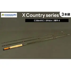 オールハンドメイドフライロッド Campanella3864 XC（BI053）