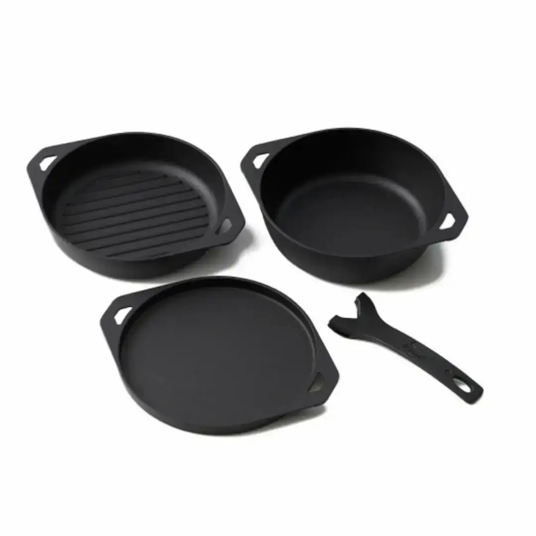 ソロキャンプに！ [SSCamp!] ソロキャスト16 ソロキャンプ用品  キャンプ調理 キャンプ飯アウトドア用品 クッカーセット【040S001】