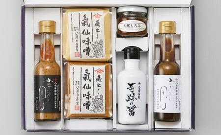 八木澤商店ギフト【藤】(ふじ) 調味料 6種セット 【醤油 もろみ 赤味噌 白味噌 ポン酢 ごまだれ 詰め合わせ 贈答品 】RT696