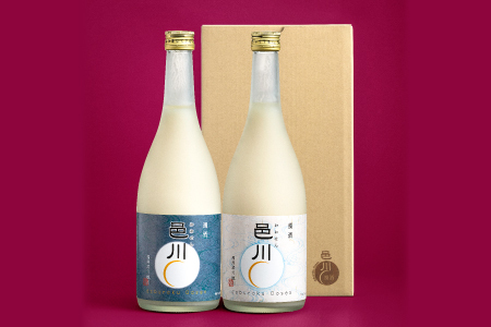 濁酒邑川　青・白ラベル 720ml×2本セット