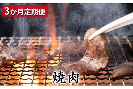 【定期便3ヶ月】石見和牛でちょっと贅沢！焼肉定期便