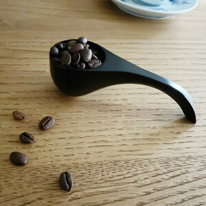 黒柿　真黒　コーヒーメジャー　漆塗り