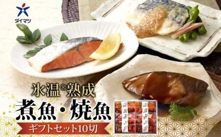 〈山陰大松〉氷温熟成　煮魚・焼魚ギフトセット１０切　IN-100