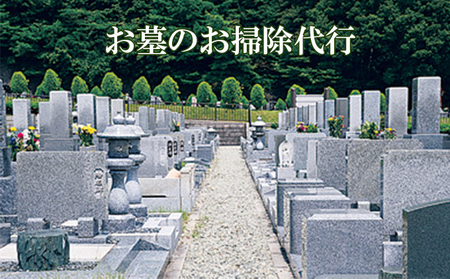 お墓のお掃除代行（お申込み前に事業者にお問合せ下さい） チケット 代行清掃 