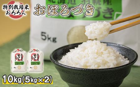 【2025年産】 北海道羽幌産 特別栽培米 おぼろづき10kg （5kg×2セット）【0812102】