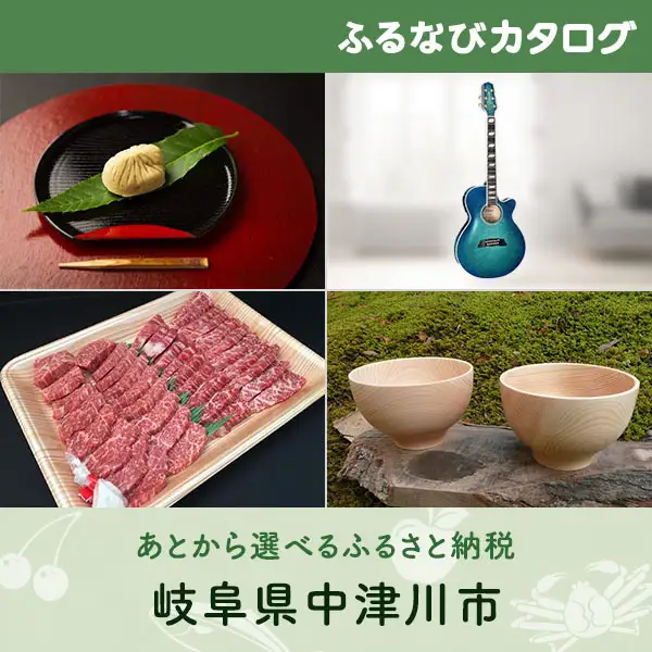 【有効期限なし！後からゆっくり特産品を選べる】岐阜県中津川市カタログポイント