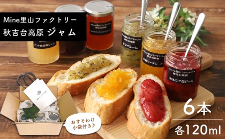 秋吉台高原ジャム ★ 季節のおまかせセレクト 6本