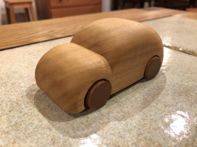 JU-01 国産 木材 手づくり 木のおもちゃ ( くるま ) | 木製 玩具 子供 乗り物 車