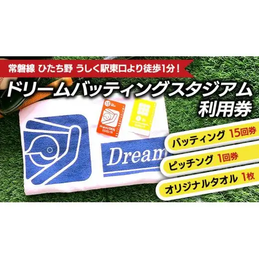 バッティング15回券・ピッチング1回券