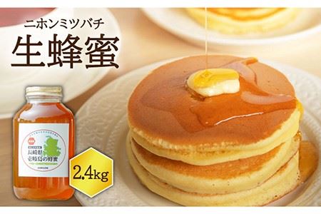 【先行予約】ニホンミツバチ 生蜂蜜 2,400g×1 【2026年6月中旬以降順次発送】《壱岐市》【憲ちゃんハチミツ】[JCL004]  ハチミツ 蜂蜜 日本蜜蜂  100000 100000円 10万円