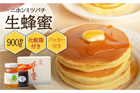 【先行予約】ニホンミツバチ 生蜂蜜 600g×1（パッカー300g・化粧箱付き） 【2026年6月中旬以降順次発送】《壱岐市》【憲ちゃんハチミツ】[JCL010] ハチミツ 蜂蜜 日本蜜蜂 ジャム 贅沢 高級 ギフト プレゼント 贈り物 化粧箱 47000 47000円 のし プレゼント ギフト
