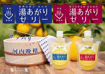 湯あがりゼリー (180g×8本) | ゼリー おやつ お子様 子ども【河内晩柑】