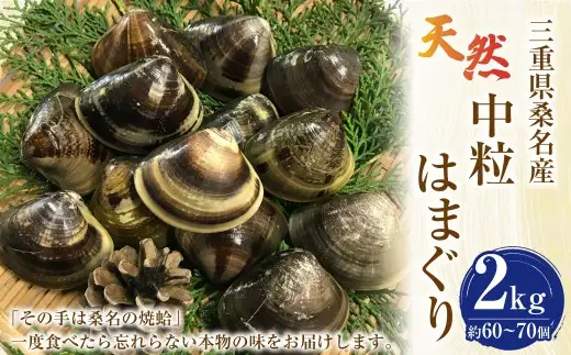 【指定日必須】【配送不可地域有】マルヨシ水産 桑名産中粒天然蛤 2kg（約60～70個）はまぐり ハマグリ 魚介 貝 魚貝 活はまぐり 焼きはま 海鮮 網焼き 酒蒸し お吸い物 パエリア パスタ