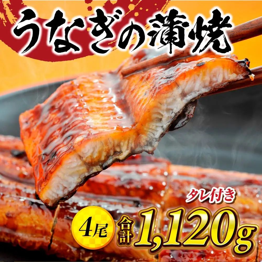 うなぎの蒲焼4尾 タレ付き（3本） YZ003 