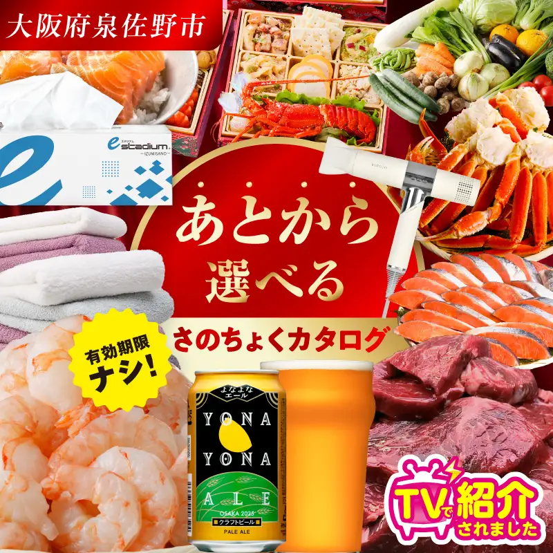 【有効期限なし】 あとから選べる さのちょくカタログ（寄附400,000円コース）