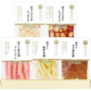 岩下プレミアム特撰セット 5種5個詰合せ【食品 加工食品 人気 おすすめ 】