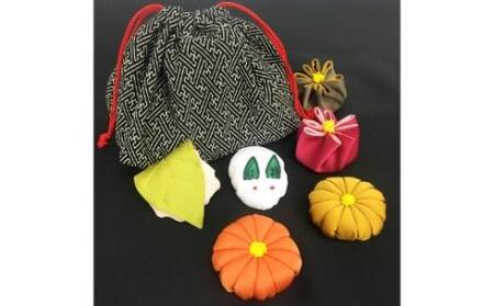 和手玉6個セット 巾着つき【038D-008】