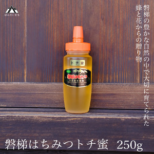 【予約】国産純粋はちみつ 天然 磐梯養蜂 磐梯はちみつ 250g［チューブ］ トチ　※令和8年7月より順次発送予定