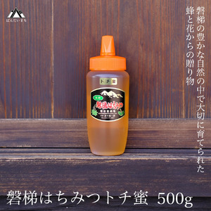 【予約】国産純粋はちみつ 天然 磐梯養蜂 磐梯はちみつ 500g［チューブ］ トチ　※令和8年7月より順次発送予定