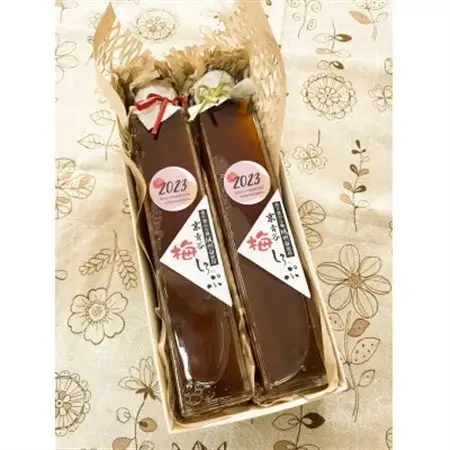 炭酸水や、カクテルで楽しめる梅の味【京青谷の梅しろっぷ】200ml。2本セット箱入。_飲料・ドリンク  果汁飲料 _【1296863】